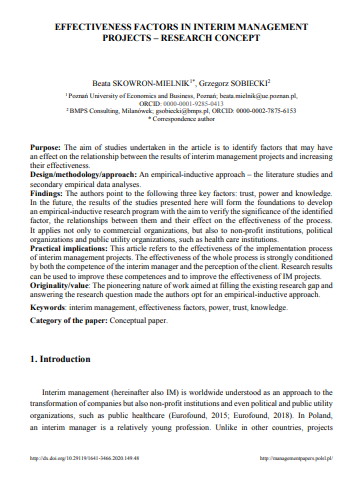 effectiveness-factors